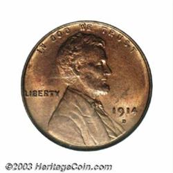 1914-D 1C MS64 Red PCGS.