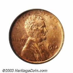 1914-S 1C MS65 Red ICG.