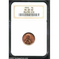1915 1C MS65 Red NGC.
