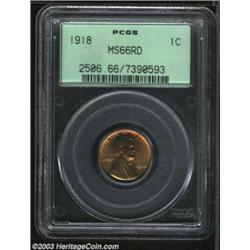 1918 1C MS66 Red PCGS.