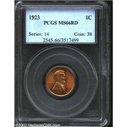 1923 1C MS66 Red PCGS.