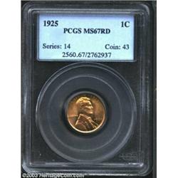 1925 1C MS67 Red PCGS.
