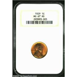 1929 1C MS67 Red NGC.