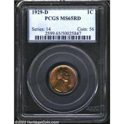 1929-D 1C MS65 Red PCGS.