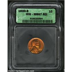 1930-S 1C MS67 Red ICG.