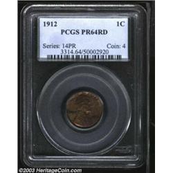1912 1C PR64 Red PCGS.