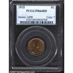 1915 1C PR64 Red PCGS.