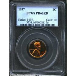 1937 1C PR66 Red PCGS.