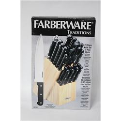 NEW FARBERWARE KNIFE SET