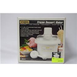 NEW WARING FROZEN DESSERT MAKER