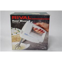 NEW RIVAL HAND MIXER
