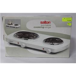 NEW SALTON PORTABLE COOKING RANGE