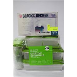 NEW  B & D SPACEMAKER CAN OPENER WITH 50 PIECE