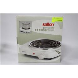 NEW SALTON PORTABLE COOKING RANGE