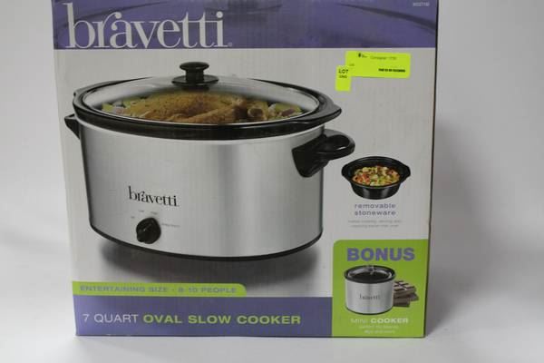 Bravetti Cookware NEW BRAVETTI 7 QUART OVAL SLOW COOKER