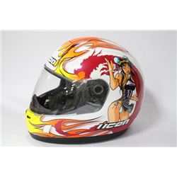 ICON MOTORCYCLE HELMET - SIZE LG