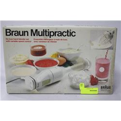 NEW BRAUN MULTI PRACTIC HAND BLENDER SET