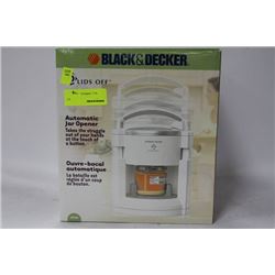 NEW B& D AUTOMATIC JAR OPENER