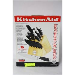 NEW KITCHENAID 16 PC CUTLERY SET