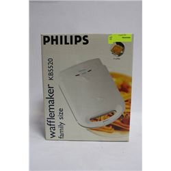 NEW PHILIPS WAFFLE MAKER
