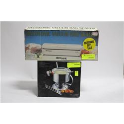 NEW FONDUE SET W/VACUUM SEALER