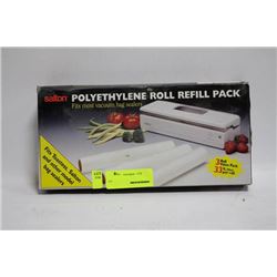 NEW SALTON POLYETHYLENE ROLL REFILL PACK