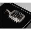 Image 2 : #92 STERLING SILVER DIAMOND PENDANT