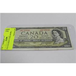 1954 CANADIAN 20 DOLLAR BILL