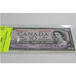 1954 CANADIAN 10 DOLLAR BILL