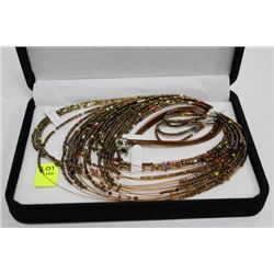 3 PC BEADED JEWEJRY SET