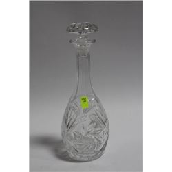 PINWHEEL CRYSTAL DECANTER WITH STOPPER