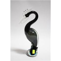 ART GLASS BIRD FIGURINE