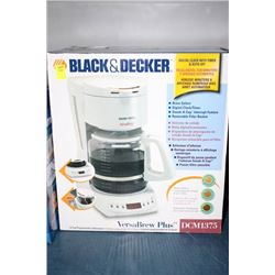 NEW BLACK & DECKER VERSABREW PLUS COFFEE MAKER