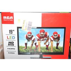 19" RCA LED HD READY TV WITH HDMI COMPATABILITY