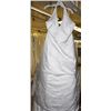 Image 1 : WHITE WEDDING DRESS SIZE: 21