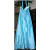 Image 2 : BLUE BRIDAL DRESS SIZE: 10