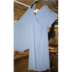 BLUE BRIDAL DRESS SIZE: 14