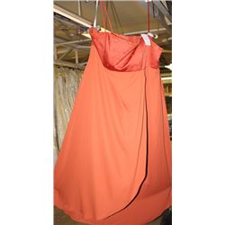 ALFRED ANGELO ORANGE BRIDAL DRESS SIZE: 22