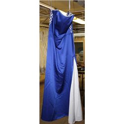TUTTO PENE BLUE BRIDAL DRESS SIZE: 16