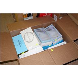 BOX OF ASSORTED SIZES OF NEW HIGH HEEL DRESS SHOES