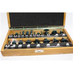 NEW MASTERCRAFT 20PC ROUTER BIT SET