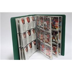 BINDER OF 1991-92 HOCKEY CARDS