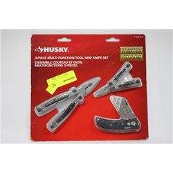 3 PIECE MULTI FUNCTION TOOL AND KNIFE SET