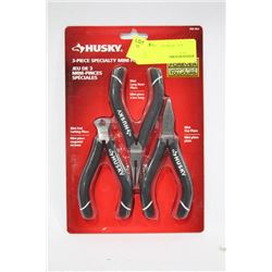 HUSKY 3 PIECE SPECIALTY MINI PLIERS