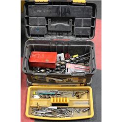 TOOL BOX FULL OF ONLY DRILL BITS