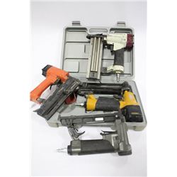 FOUR AIR NAILERS