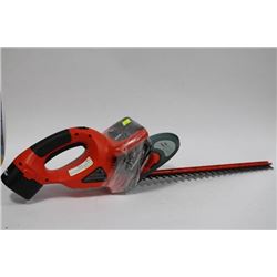 BLACK & DECKER RECHARGEABLE HEDGE TRIMMER