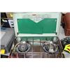 Image 1 : COLEMAN LIGHT 2-TONE GREEN PROPANE CAMP STOVE