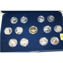 1992 125TH  ANN. PROVINCE PROOF SILVER QUARTER SET