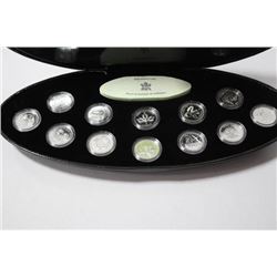 2000 MILLENIUM TWELVE PIECE PROOF SILVER QUARTER